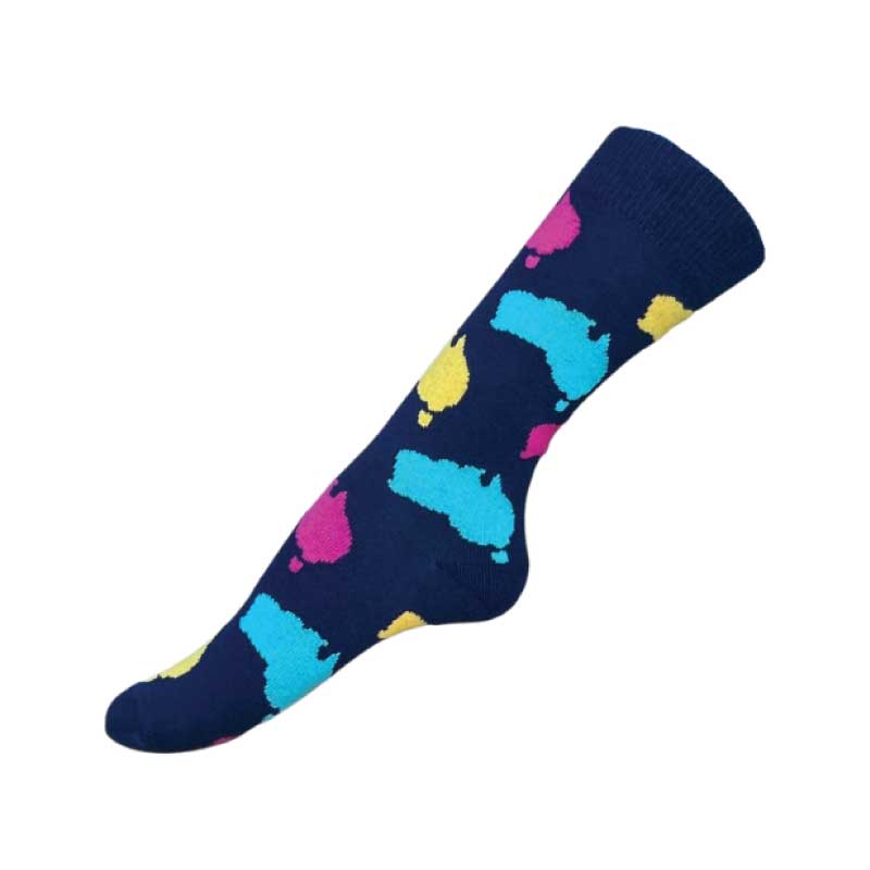 AUSTRALIAN MAP SOCKS